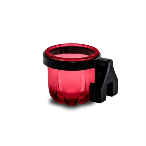 Porta Vitaminas Rubi Pequeno Vermelho Com Presilha Preta 14ml - Injetfour