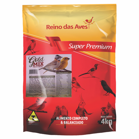 Tico Tico Gold Mix 4kg - Reino Das Aves