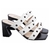Sandália Tamanco Feminino Branca - Lybrazil Moda Praia