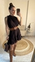 VESTIDO LUMA FRENTE ÚNICA AMARRAÇÃO BABADO - Patch Fashion