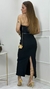 VESTIDO LUXE MIDI CORSET PREGAS - Patch Fashion