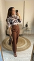 BLUSA MARTA COW PRINT TULE MANGA LONGA - Patch Fashion