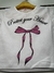 Remera corta moño fino - comprar online