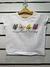Remera corta mariposas