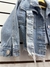 Campera de jean tiras