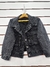 Campera de jean negra
