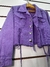Campera de jean lila - comprar online