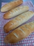 Baguette rellenos de queso y salame