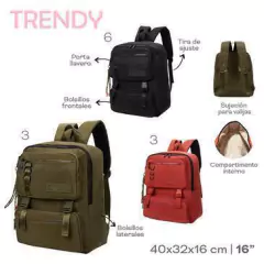 Mochila urbana TRENDY - Apola -Beauty Bags-