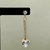Brinco Pêndulo Coração Folheado Ouro 18K