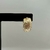 Brinco Argola Duas Faces Folheada a Ouro 18K