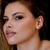 Brinco Ear cuff Quatro Corações Coloridos Folheado a Ouro 18K