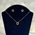 Conjunto Coração em Galeria Folheado a Ouro 18K