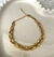 Pulseira Retorcida Folheado a Ouro 18K