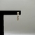 Brinco Argola de Strass Folheada a Ouro 18K