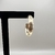 Brinco Argola Linhas Folheada a Ouro 18K
