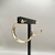Brinco Argola Linhas Folheada a Ouro 18K - Charm Acessórios | Sinta o poder, use CHARM