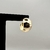 Brinco Argola Larga Folheada a Ouro 18K