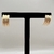Brinco Meia Argola Linhas Folheada a Ouro 18K - comprar online
