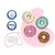 Kit Borracha Donuts Holic Docinhos com 4 | Tris - comprar online