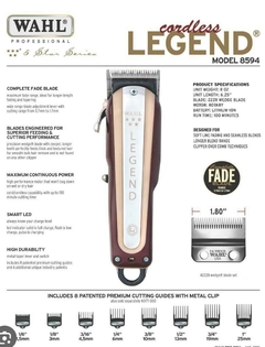 Wahl Legend Cordless Máquina de Corte Importada Profesional en internet