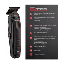 LoProFX FX726 Babyliss Trimmer Patillera - comprar online