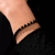 Pulseira de Contas de Ônix Pirâmide Minimalista - comprar online