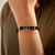Pulseira Atolyestone Statement - Ouro Branco Maciço - comprar online