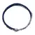 Pulseira de Couro e Corrente Box em Ouro 14K