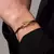 Pulseira Ferradura Minimalista em Ouro 14K - comprar online