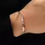 Bracelete Linked Retangular em Prata - comprar online