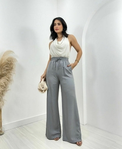 Calça Elaine - Grafite - comprar online