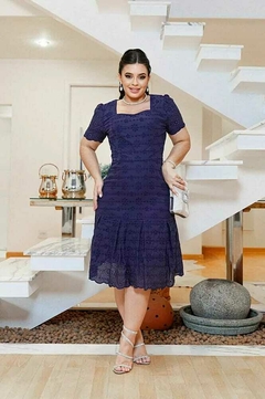 Vestido Alice - Azul Marinho