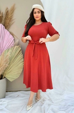 Vestido Bárbara - Marsala