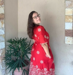 Vestido Dâmaris - Vermelho na internet