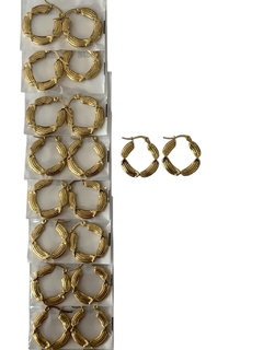139B25 Aros de acero dorado