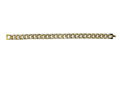 DJ 108 Pulsera cubana dorada 1.0cmx18cm - comprar online