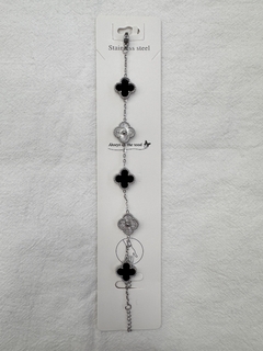 Pulsera trebol acero - comprar online
