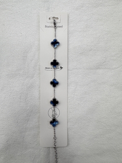 Pulsera trebol acero - comprar online