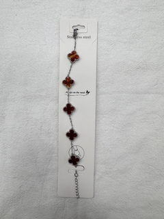 Pulsera trebol acero - comprar online