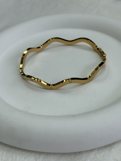 Esclava acero dorado - comprar online