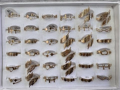 453B anillos acero dorado x36 - comprar online