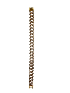 DJ 103 Pulsera cubana dorada - comprar online