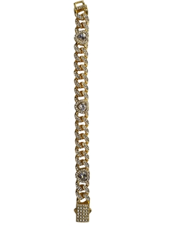 DJ 106 Pulsera cubana dorada - comprar online