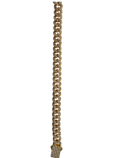 DJ 109 Pulsera cubana dorada - comprar online