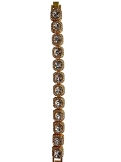 DJ 115 Pulsera cubana dorada - comprar online
