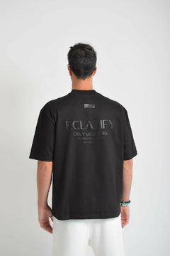 REMERA CANNES NEGRO - BOXY OVER - comprar online