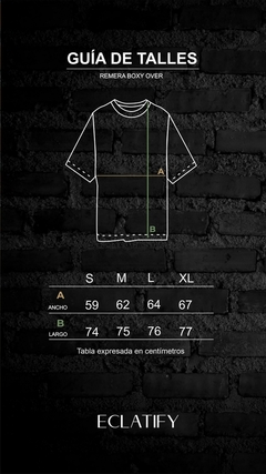 REMERA CANNES NEGRO - BOXY OVER - tienda online
