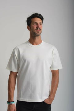REMERA BURDEOS OFF WHITE - STANDARD