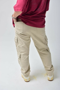 CARGO GABARDINA - NEGRO, BEIGE, VERDE MILITAR